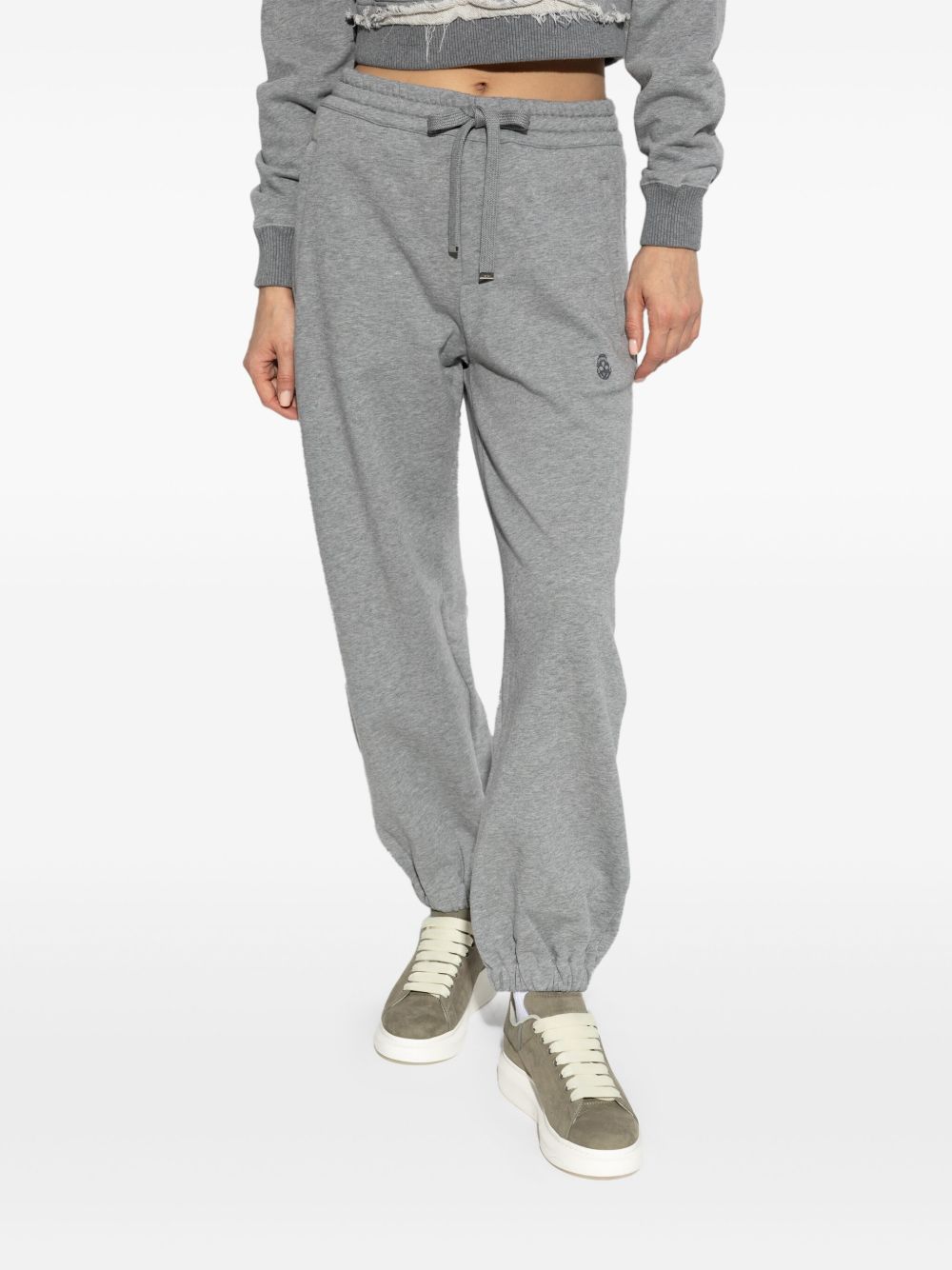 Alexander Mcqueen Women's Logo-Embroidered Track Pants