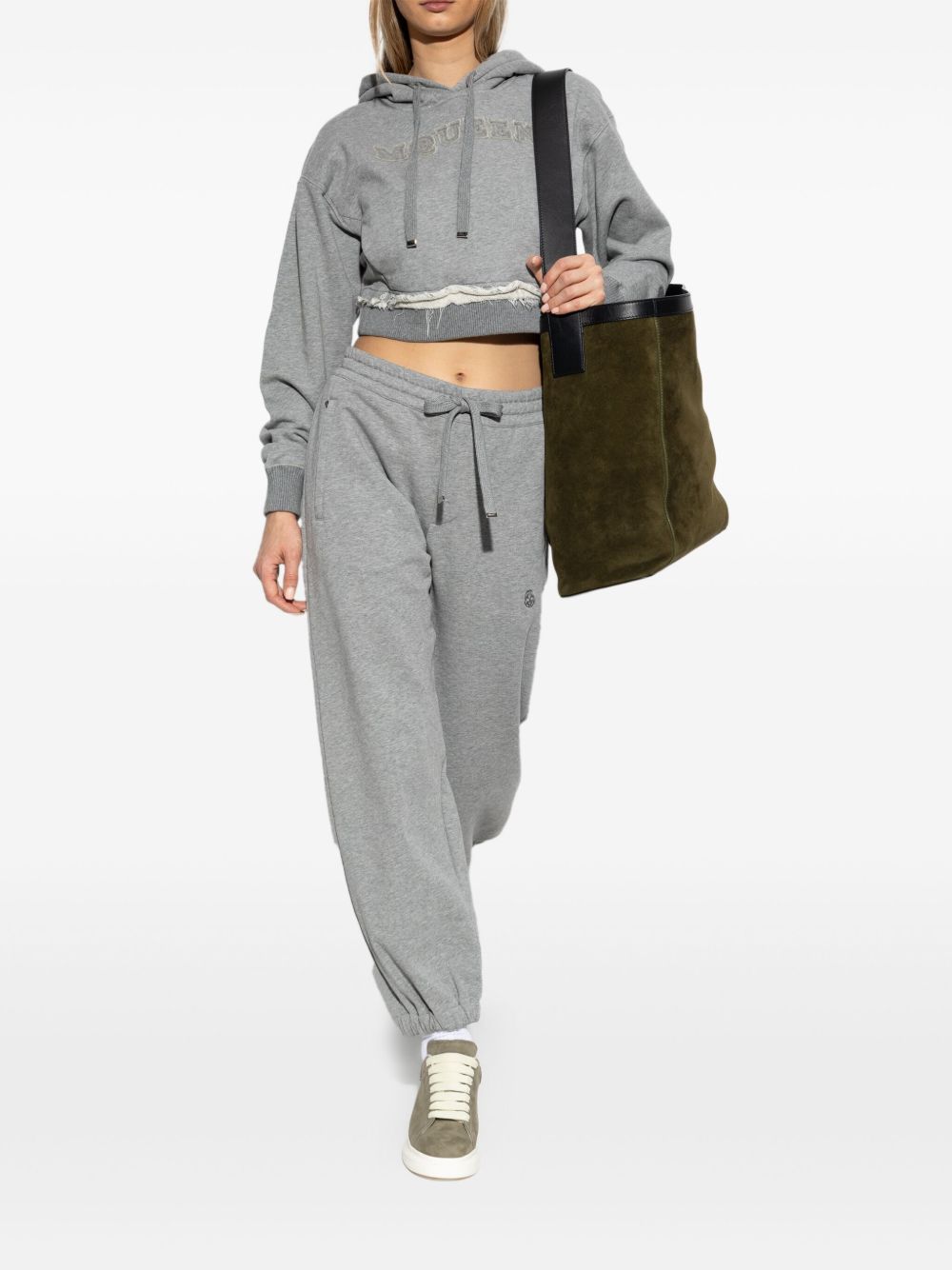 Alexander Mcqueen Women's Logo-Embroidered Track Pants