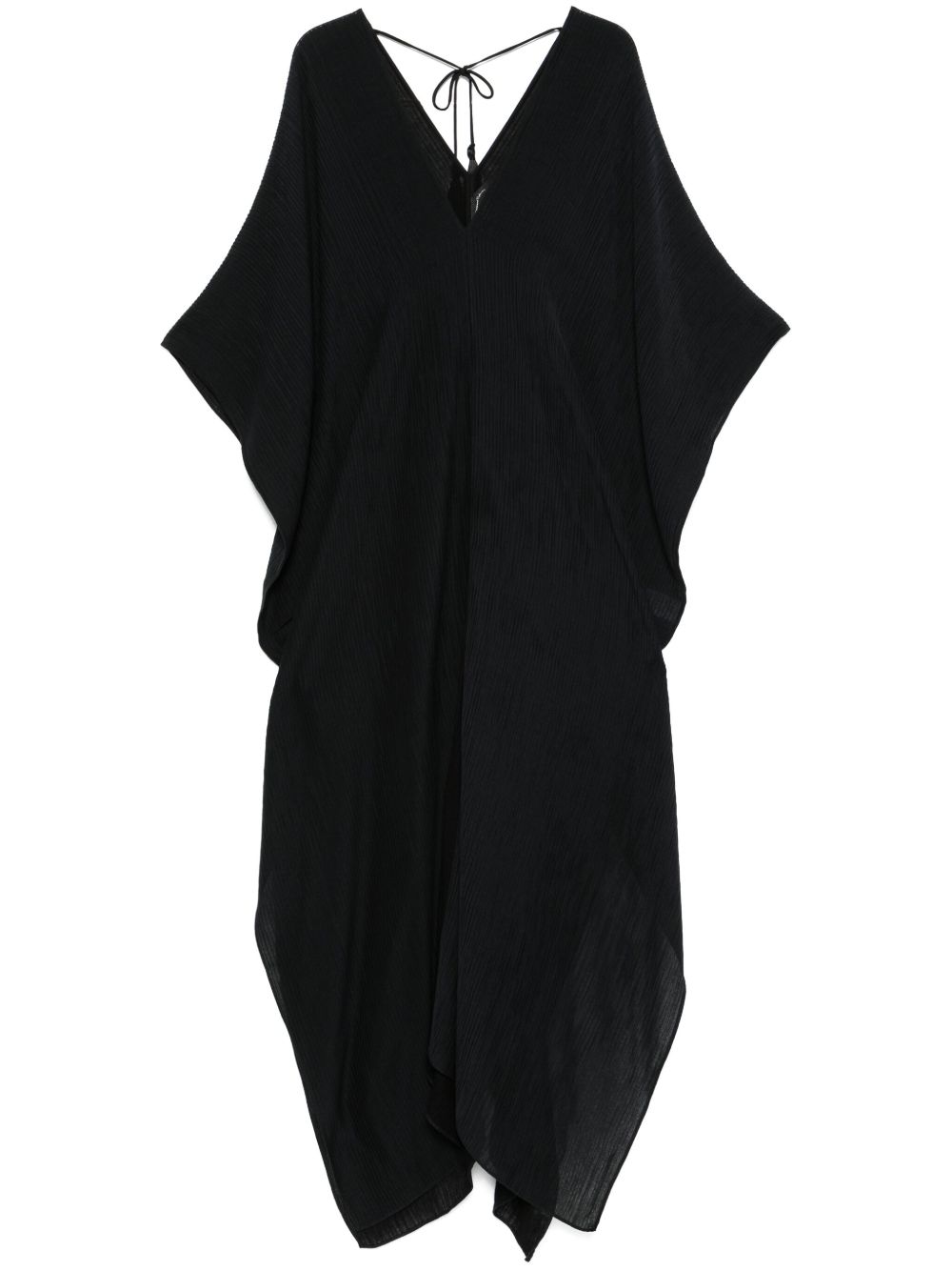 Taller Marmo Pre Women's V-Neck Half-Length Sleeves V-Back Rio Maggiore Kaftan Dress