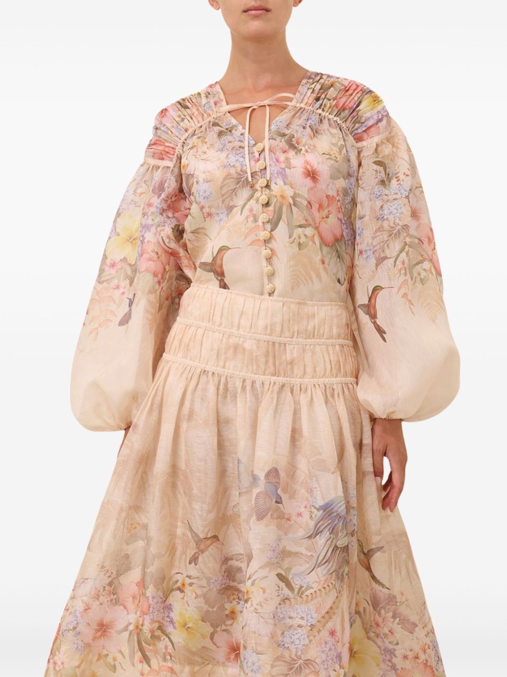 Zimmermann Women's Shirts Ivory