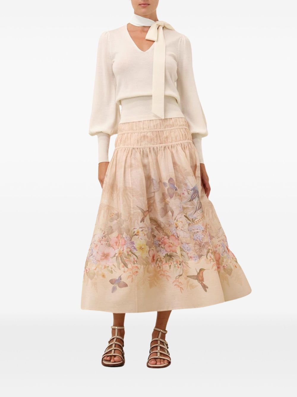 Zimmermann Women's Skirts Ivory