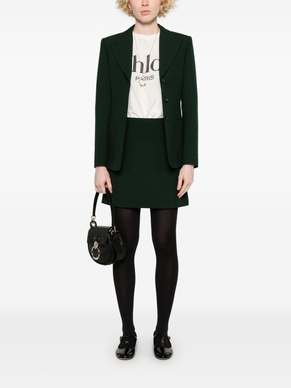 Chloè Women's Oversized Cotton Jersey Logo T-Shirt