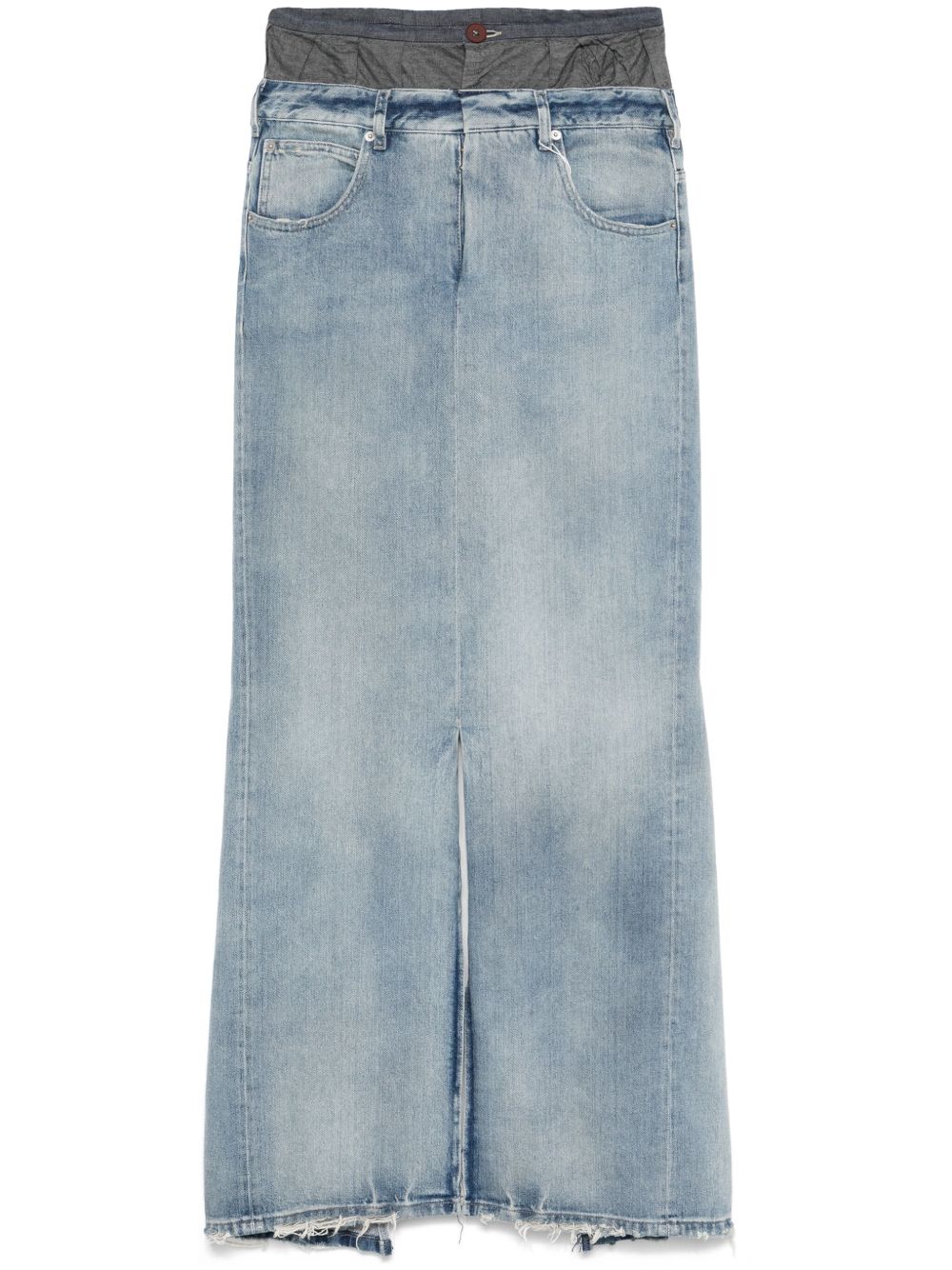 Maison Margiela Women's Maxi Denim Cotton Skirt