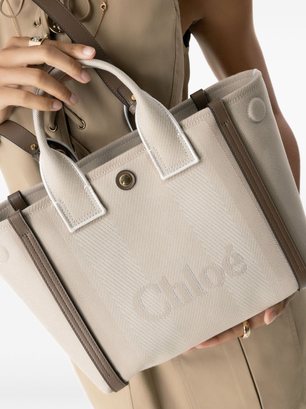 Chloé Small Canvas Tote Bag