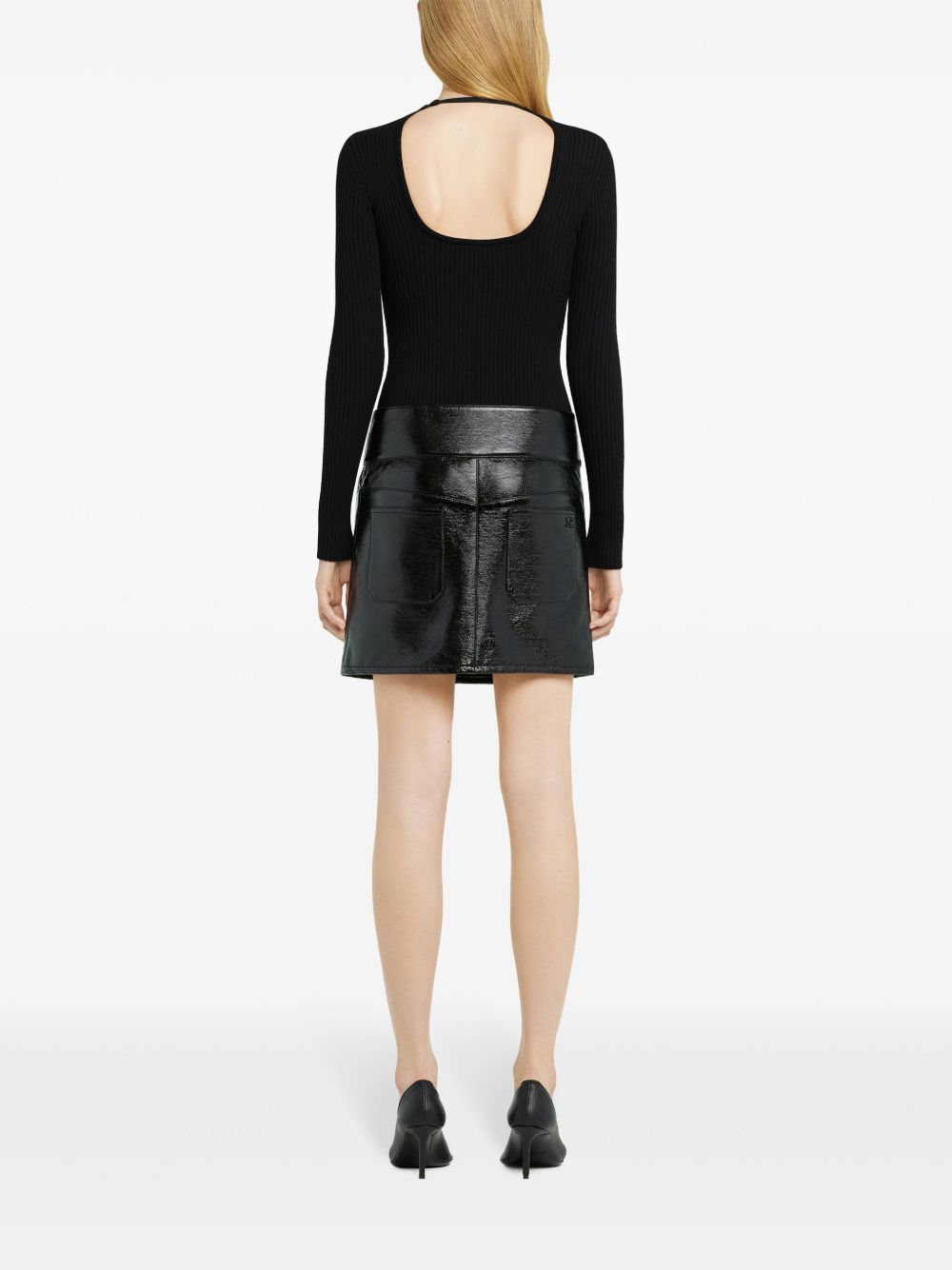 Courrèges Belted Mini Skirt