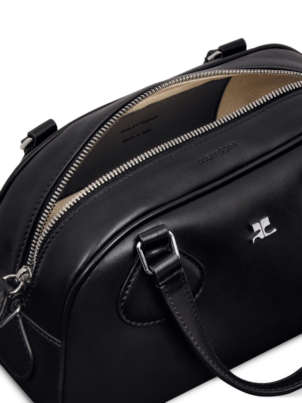 Courreges Pre Women's Friday Bowling Leather Bag