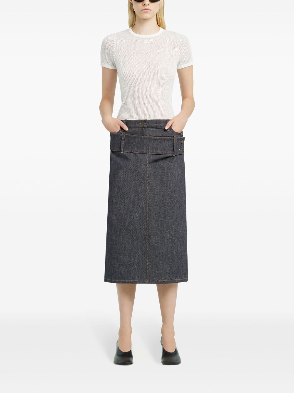 Courrèges Mesh T-Shirt