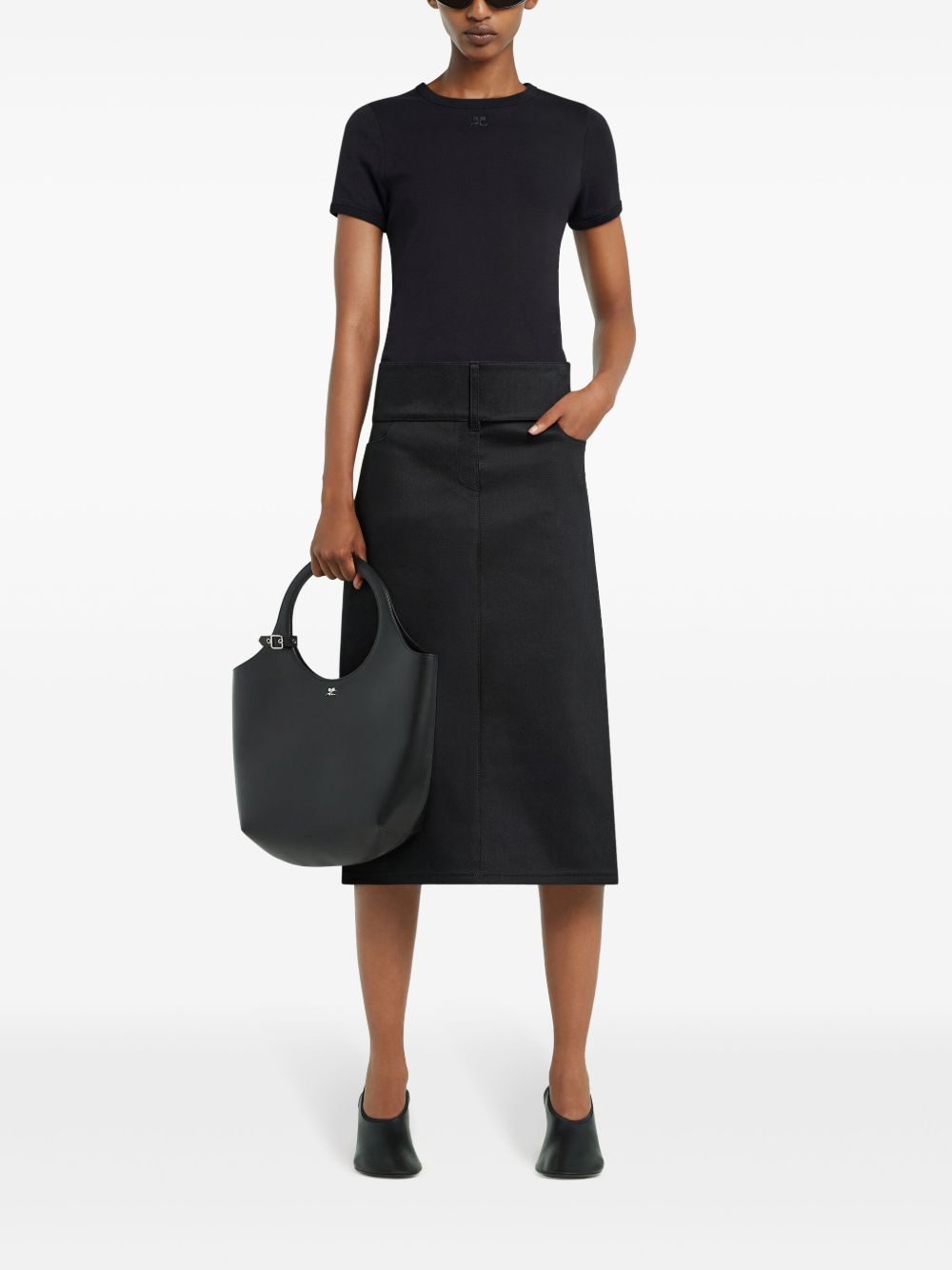 Courrèges T-Shirt Black