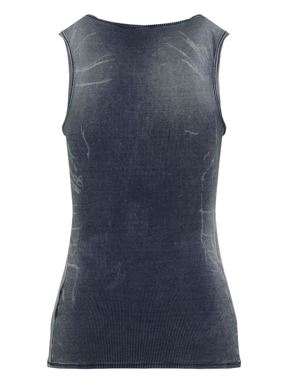 Diesel Women's Blue Cotton Tank Top