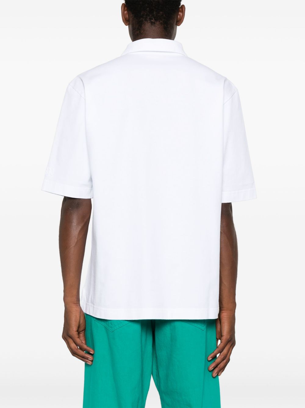 Marni Men's Logo-Patch Polo Shirt
