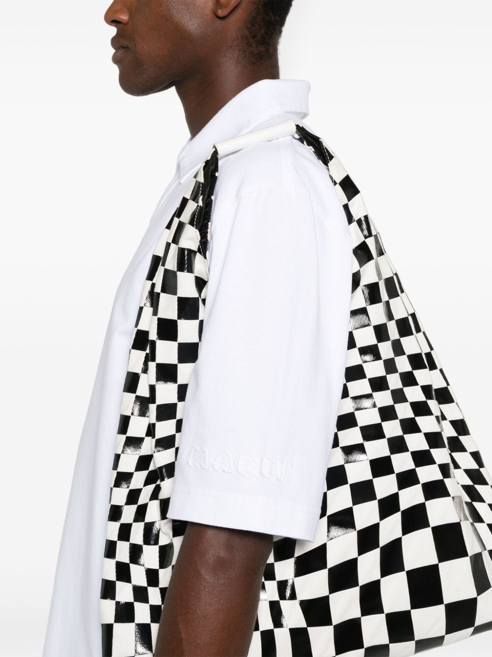 Marni Men's Logo-Patch Polo Shirt