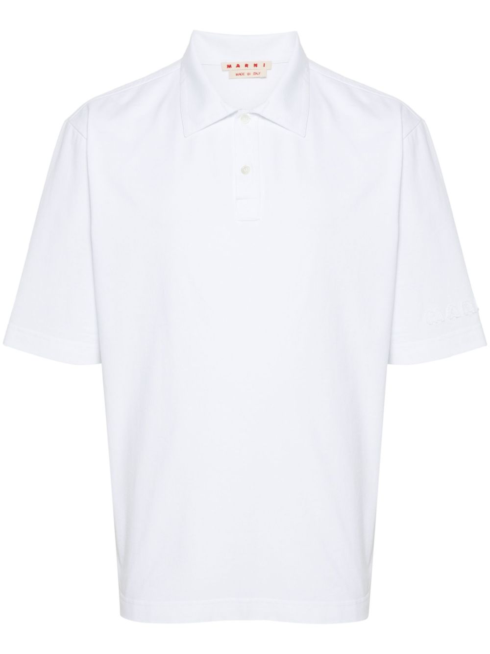 Marni Men's Logo-Patch Polo Shirt