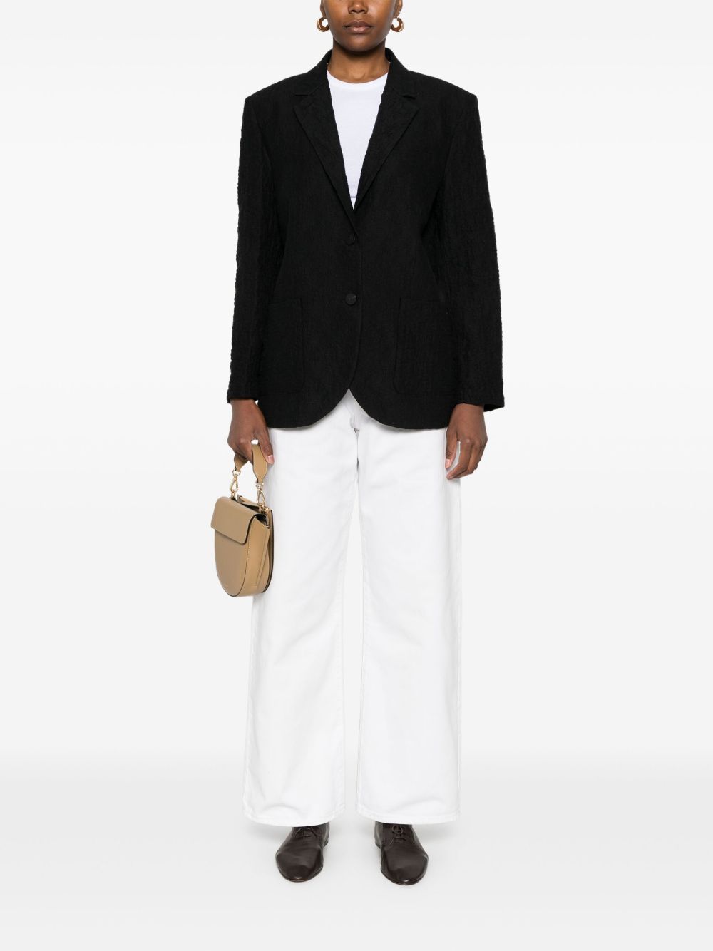 Harris Wharf London Women's Wrinkled Blazer