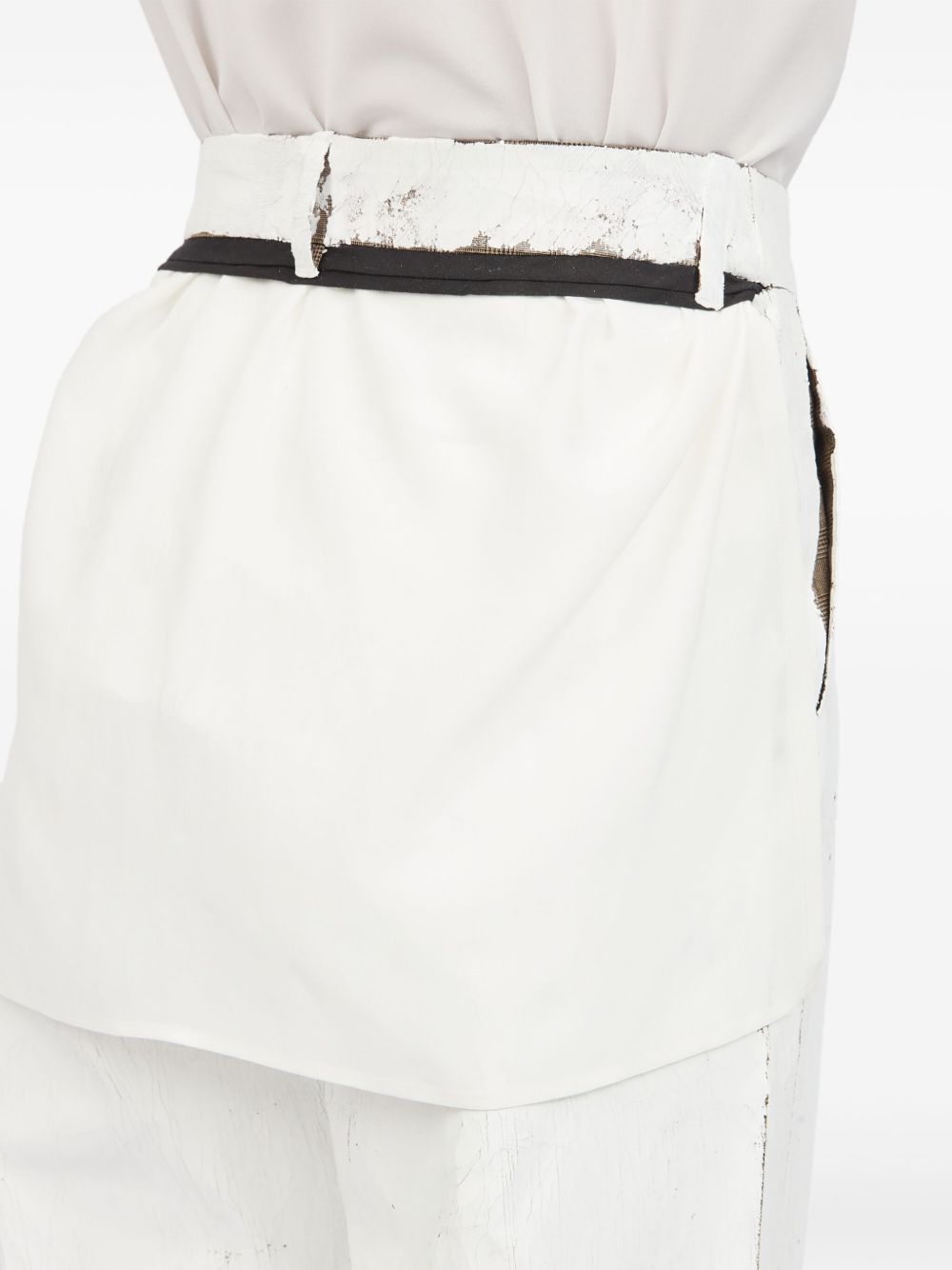 Mm6 Maison Margiela Women's Wax Trousers