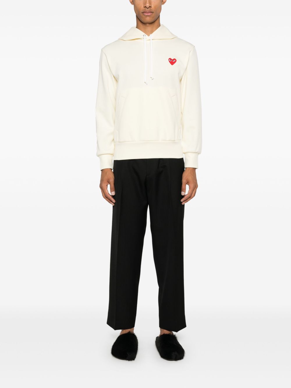 Comme Des Garcons Men's Hoodie With Logo