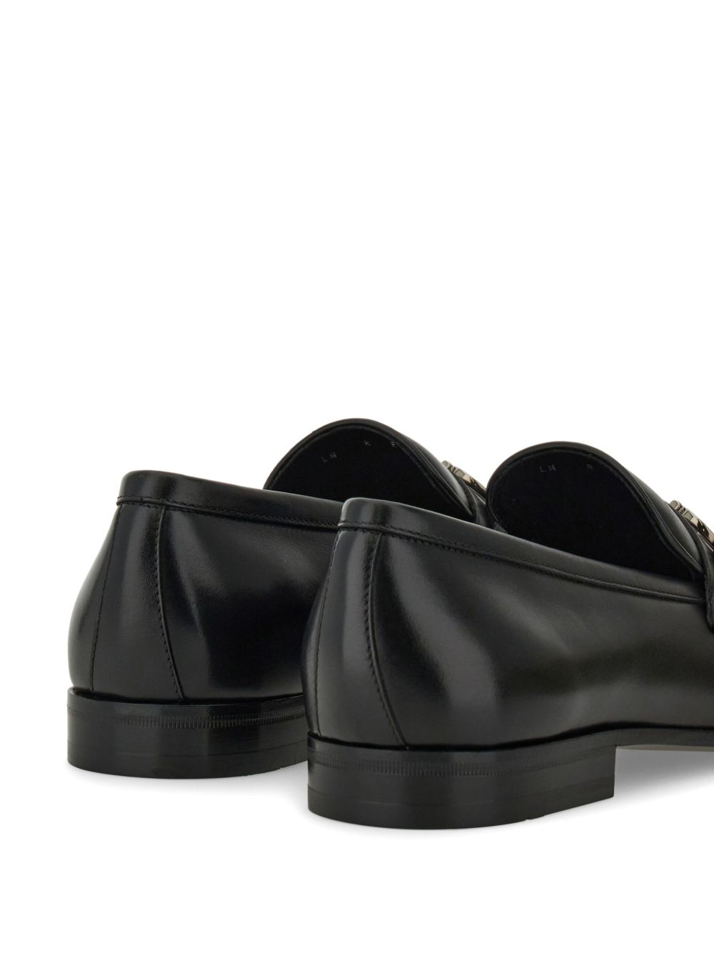 Ferragamo Men's Gancini Moccasins With Applique