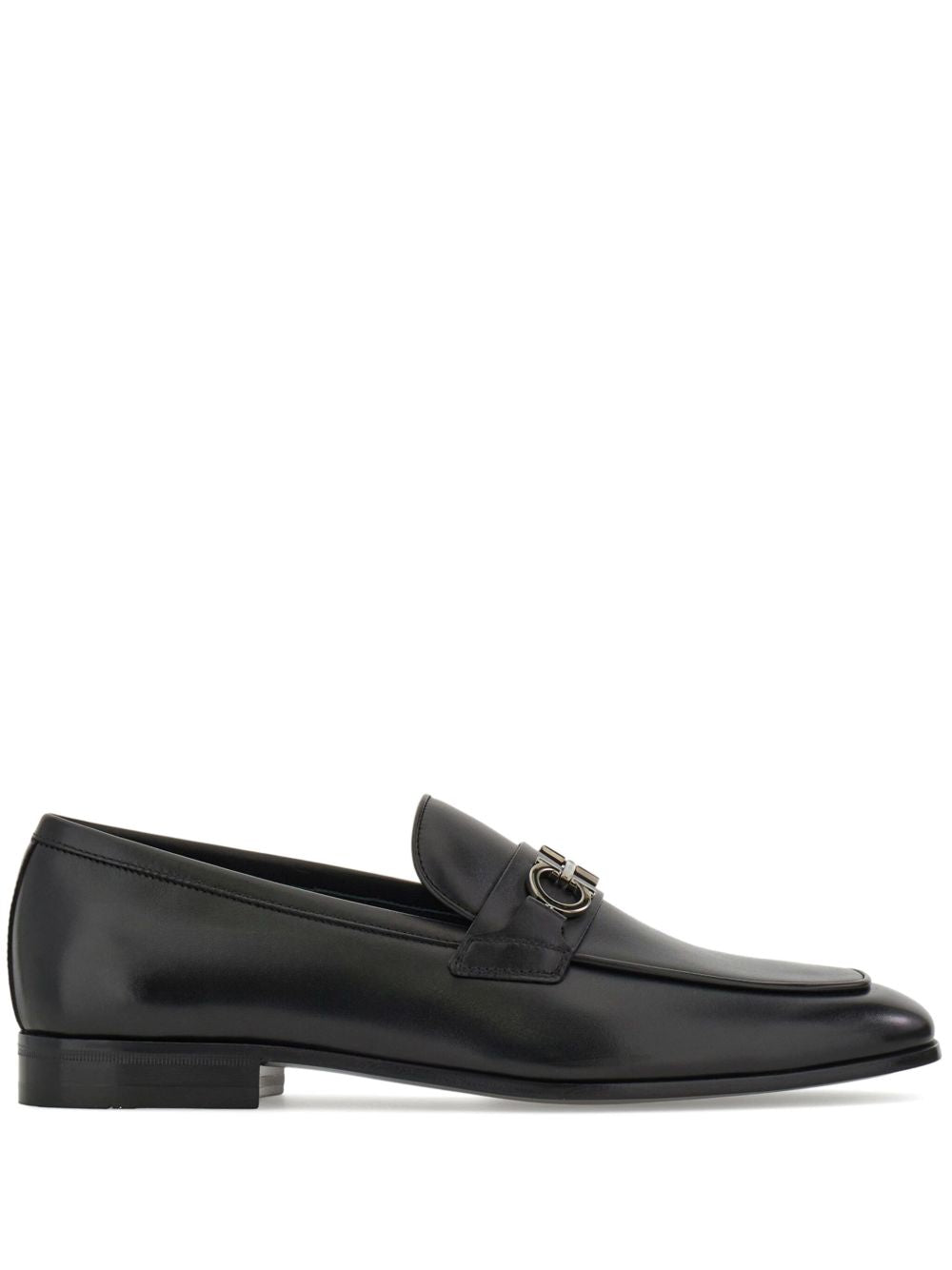 Ferragamo Men's Gancini Moccasins With Applique