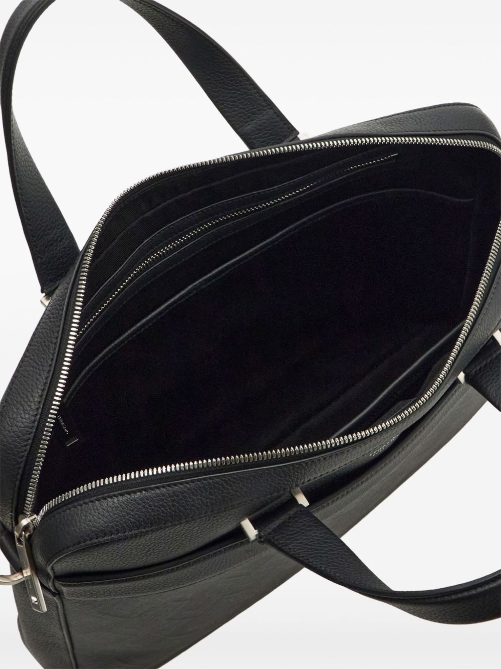 Ferragamo Men's Logo-Stamp Leather Briefcase