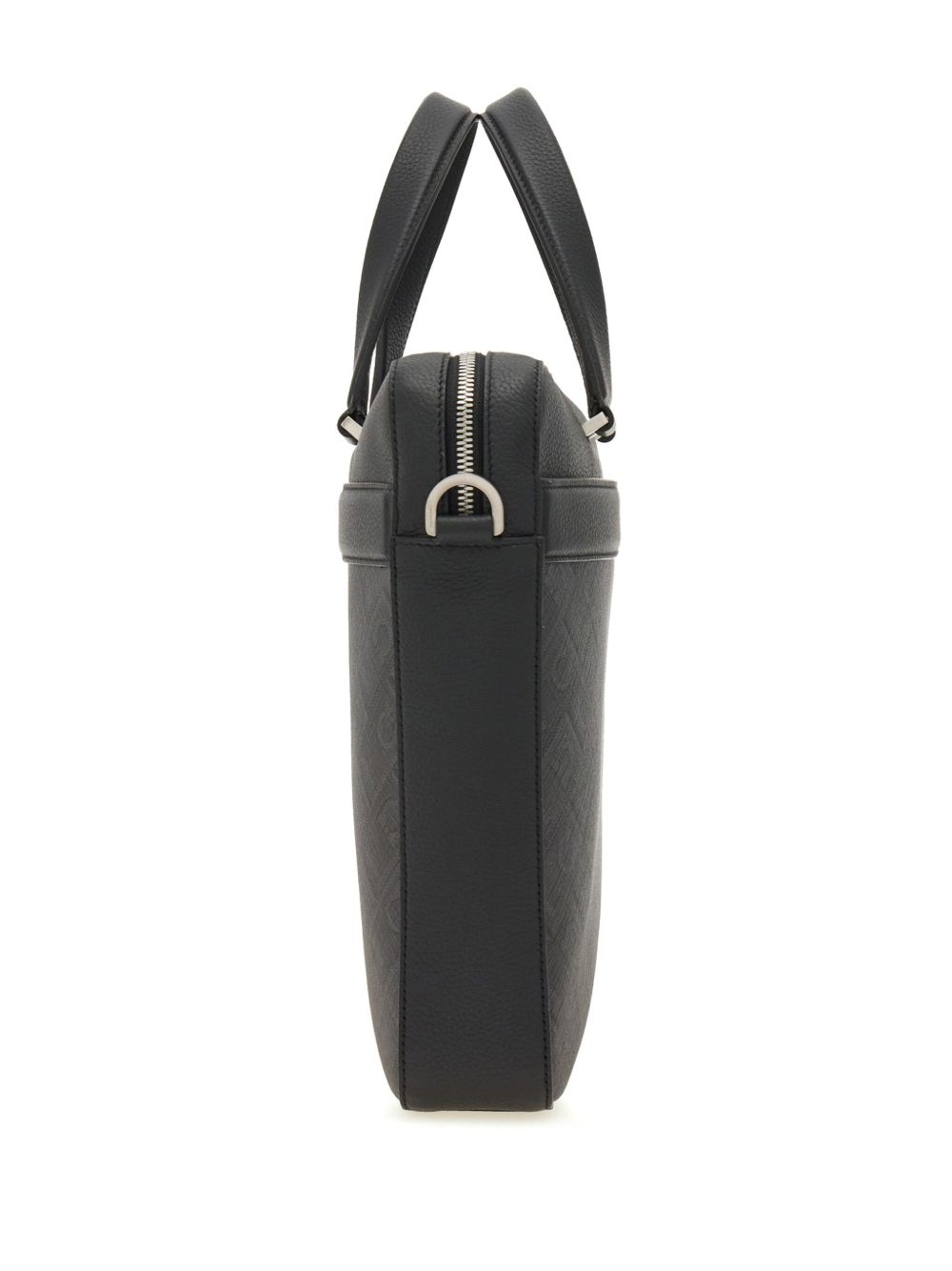 Ferragamo Men's Logo-Stamp Leather Briefcase