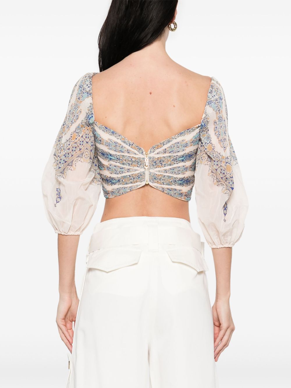 Zimmerman Pleated Design Top