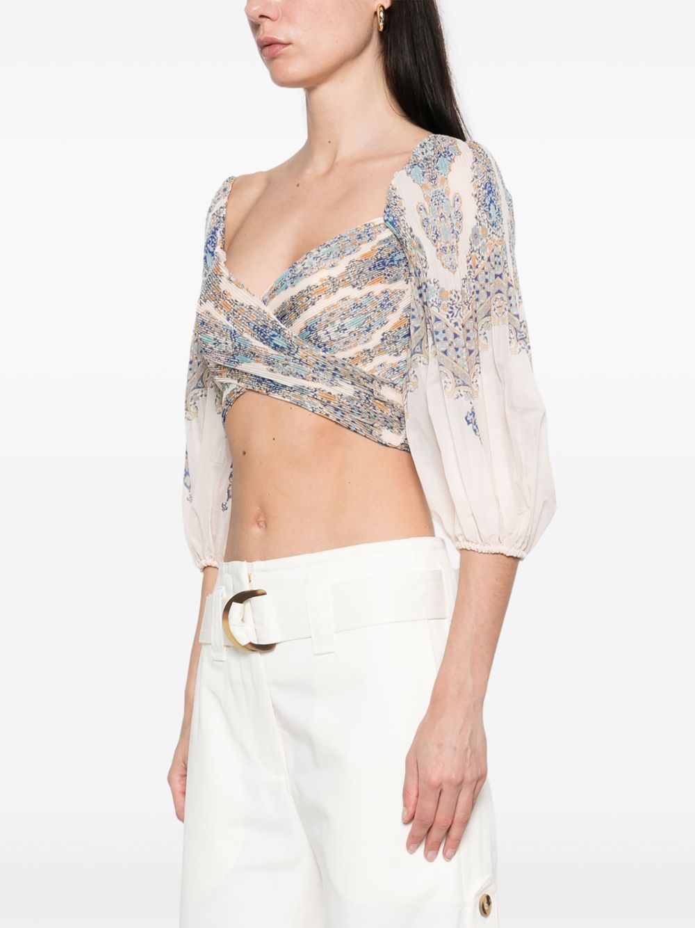 Zimmerman Pleated Design Top