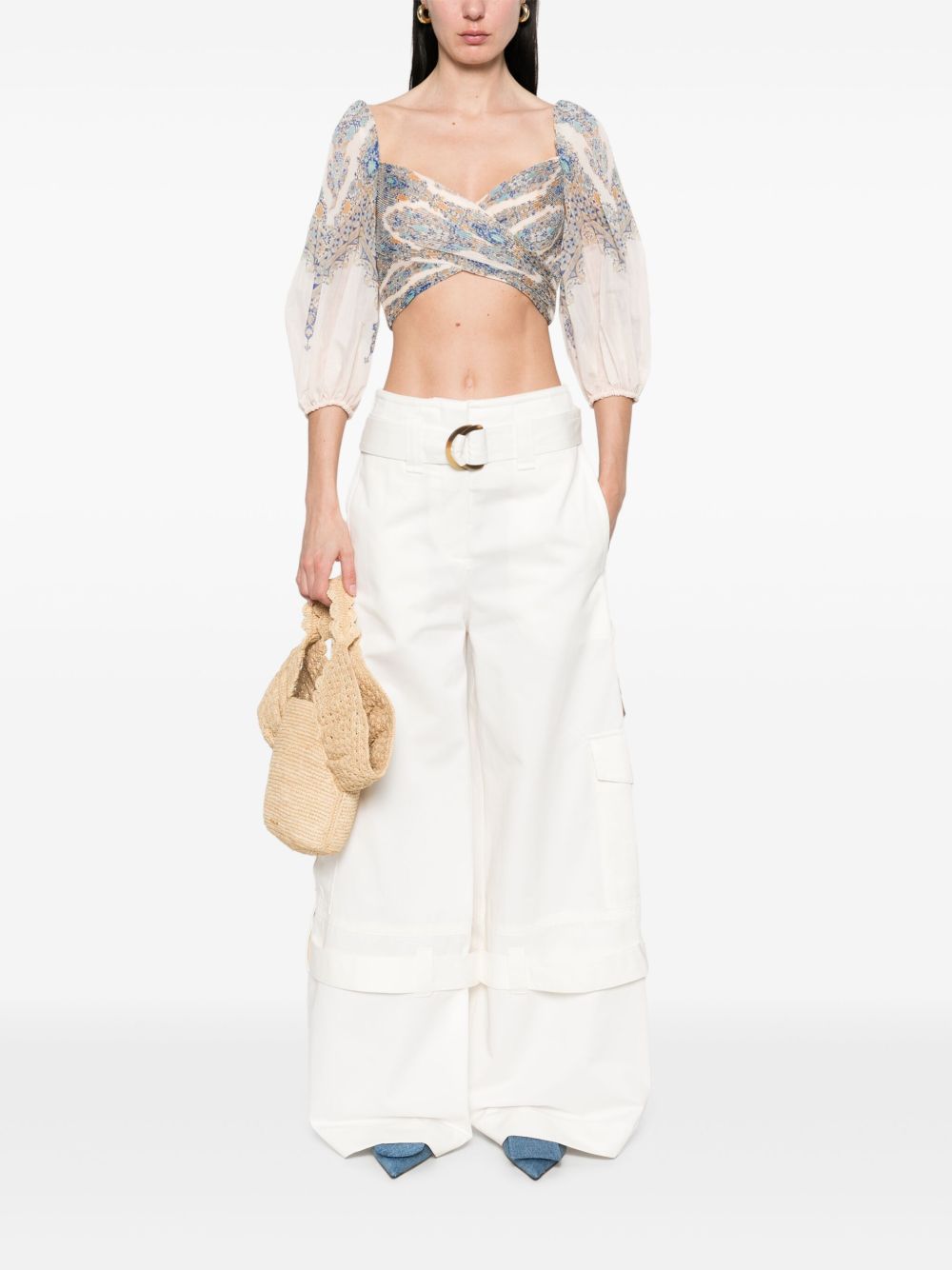 Zimmerman Pleated Design Top