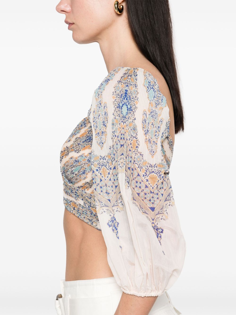 Zimmerman Pleated Design Top