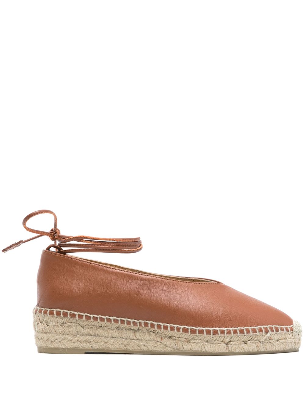 Castaner Women's Flat Shoes Leather Brown
