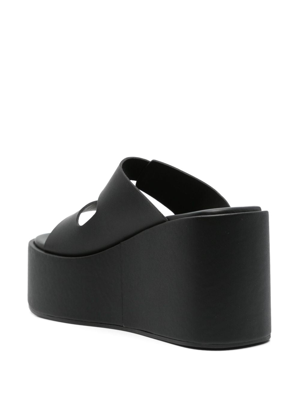 Coperni Women's Patch Wedge Sandals
