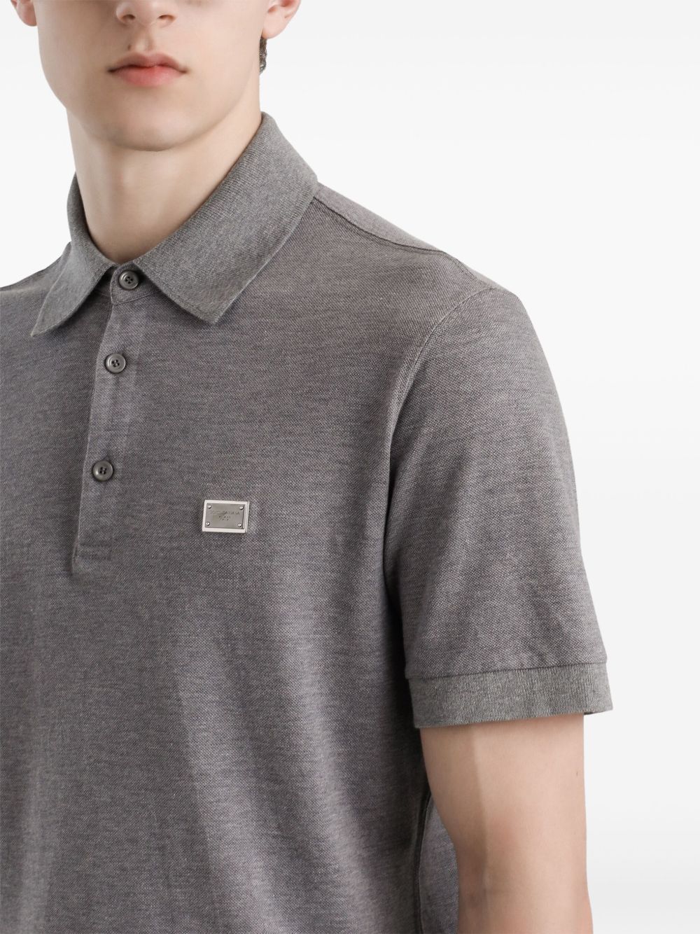 Dolce & Gabbana Men's Cotton Piqué Polo Shirt