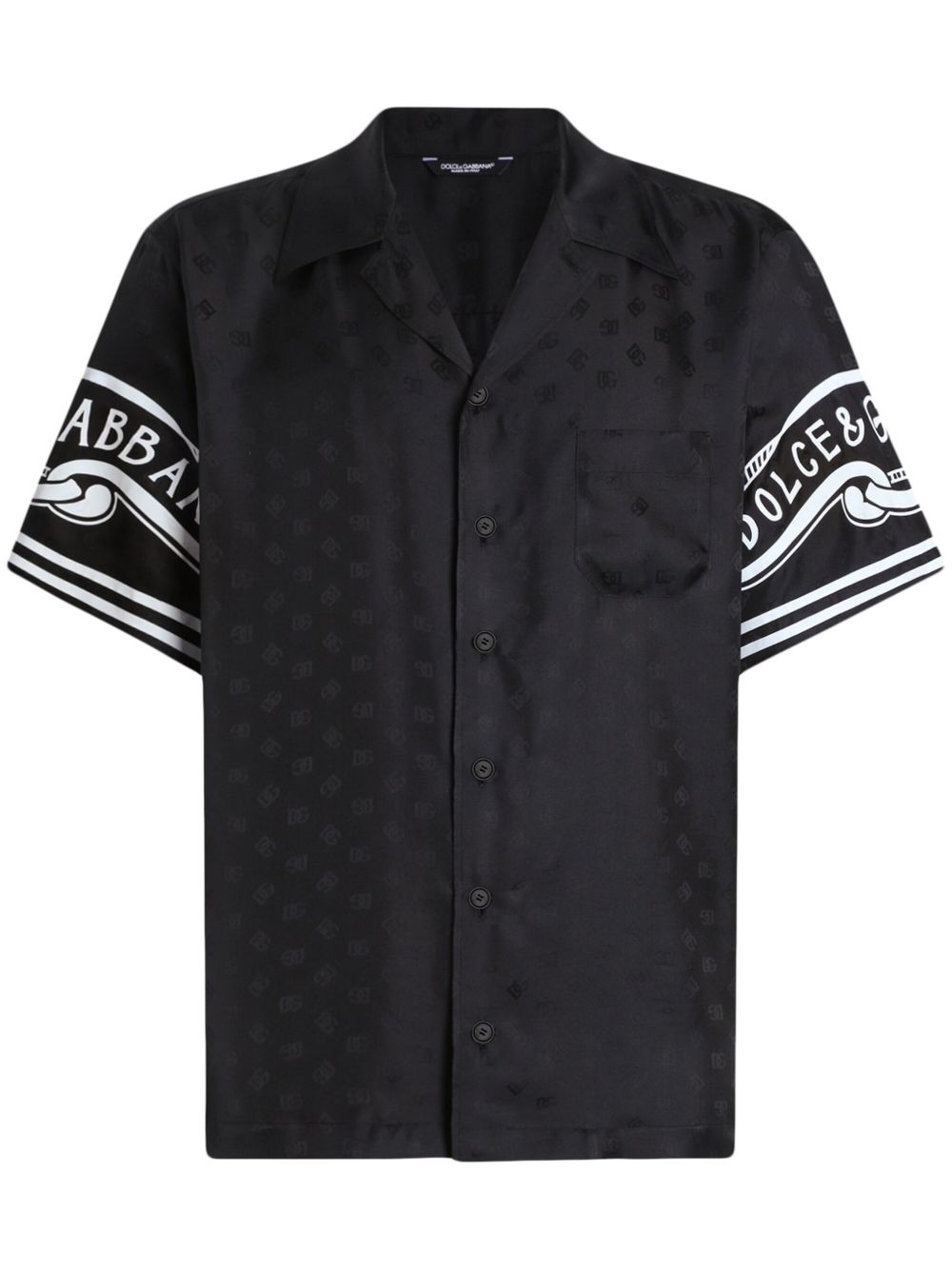 Dolce & Gabbana Men's Printed Silk Shirt