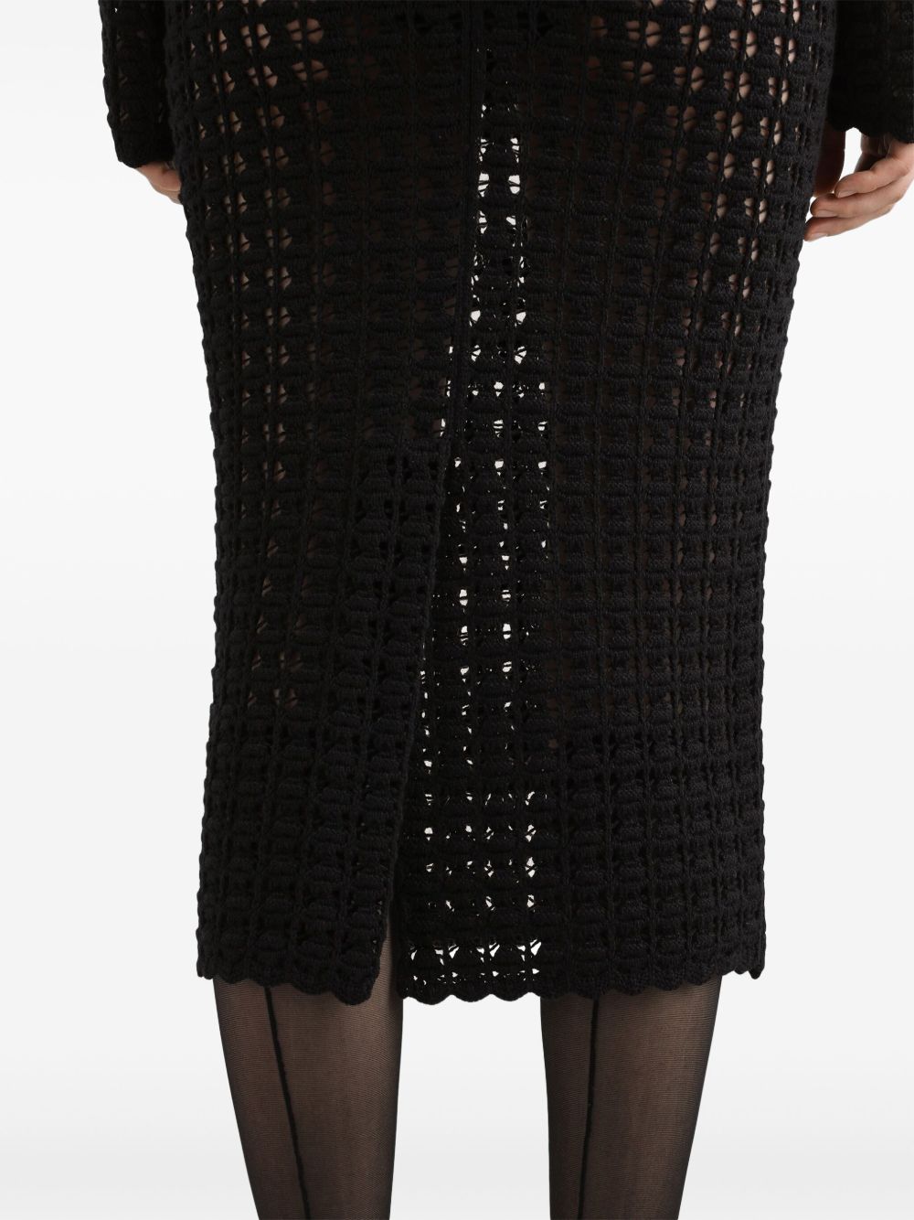 Dolce & Gabbana Women's Knitted Midi Skirt