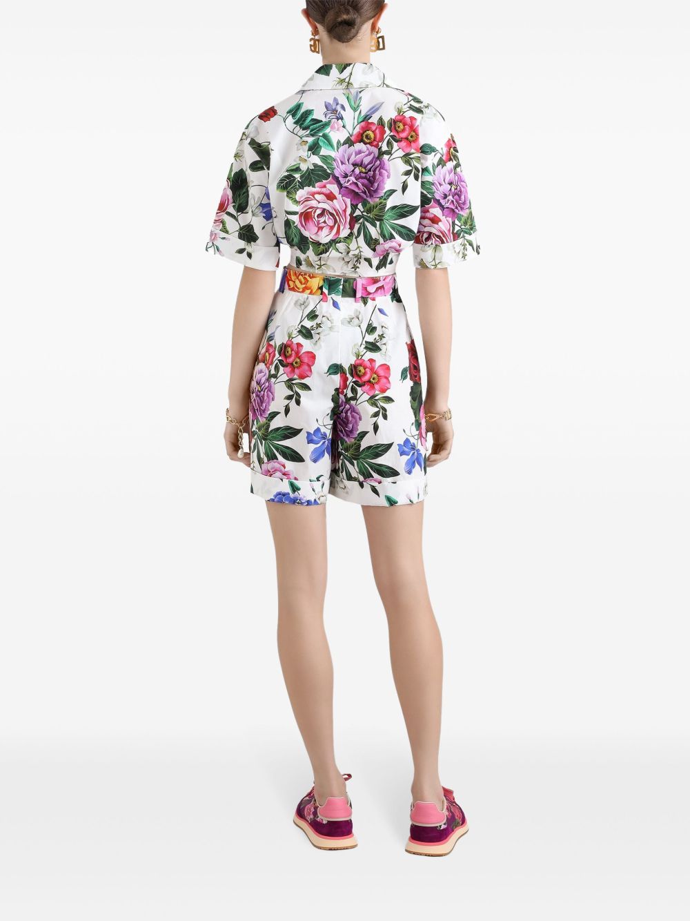 Dolce & Gabbana Women's Floral Print Shorts