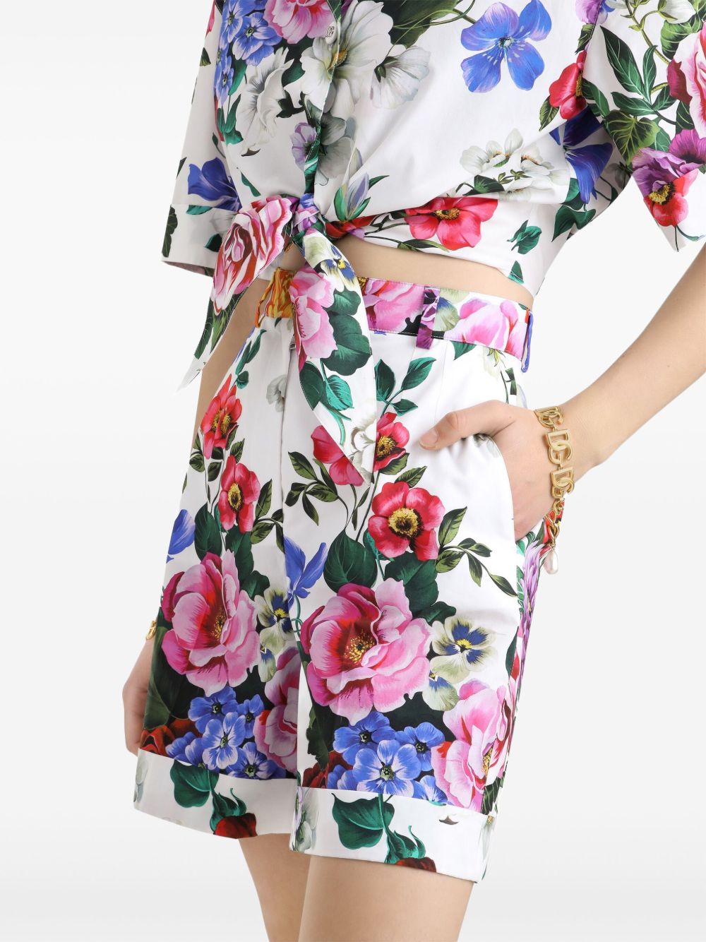 Dolce & Gabbana Women's Floral Print Shorts