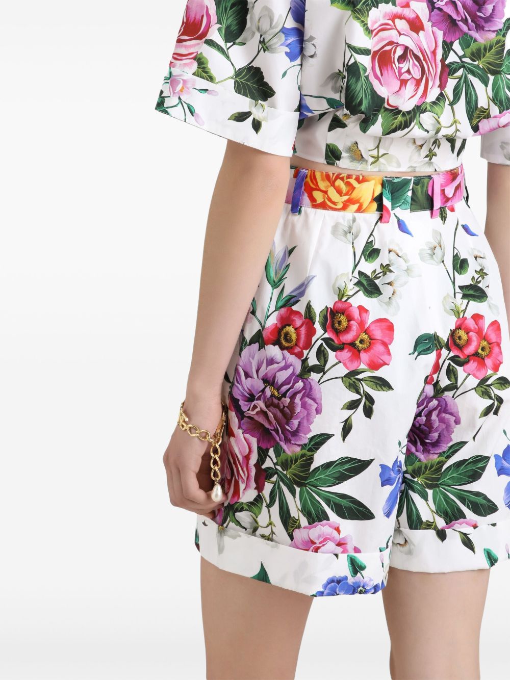 Dolce & Gabbana Women's Floral Print Shorts