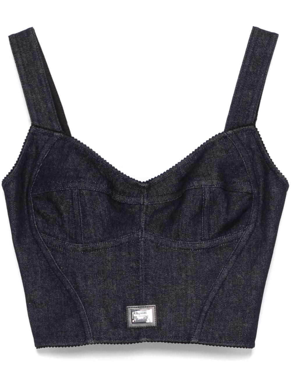 Dolce & Gabbana Women's Denim Corset Top