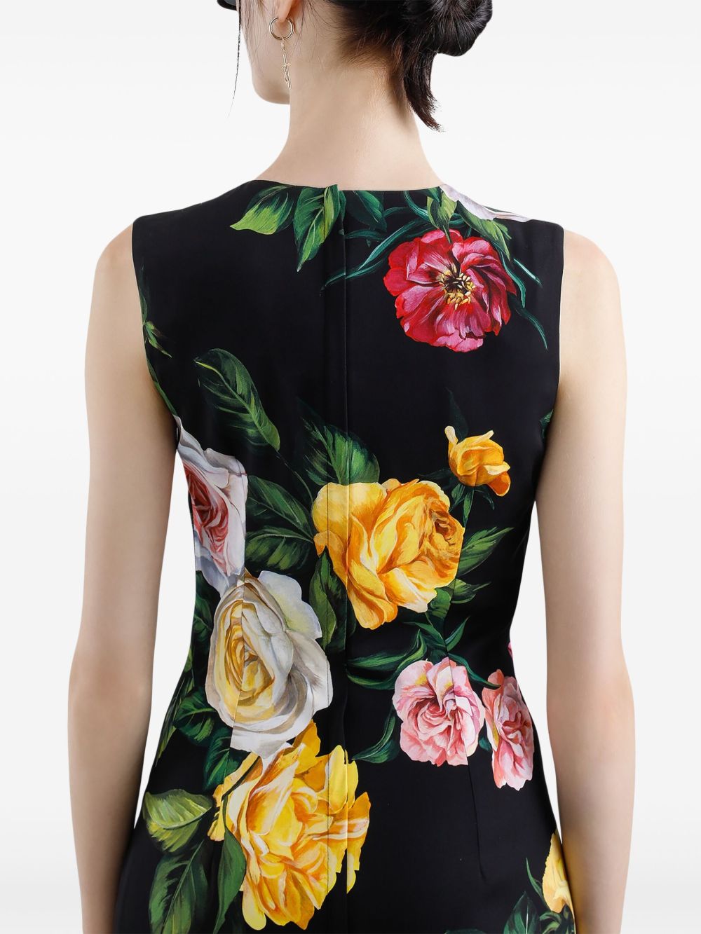 Dolce & Gabbana Women's Floral Print Midi Dress