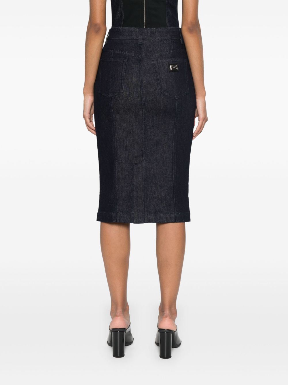 Dolce & Gabbana Women's Denim Midi Skirt