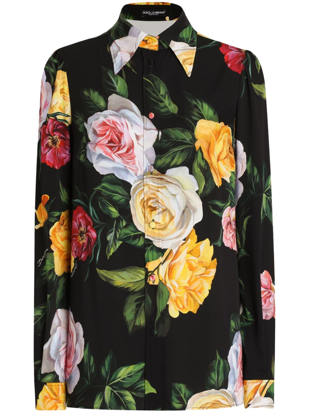 Dolce & Gabbana Women's Silk-Charmeuse Shirt