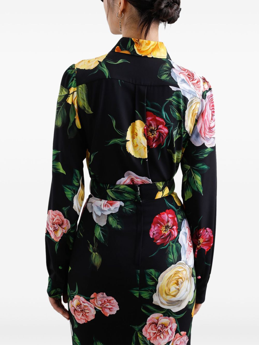Dolce & Gabbana Women's Silk-Charmeuse Shirt