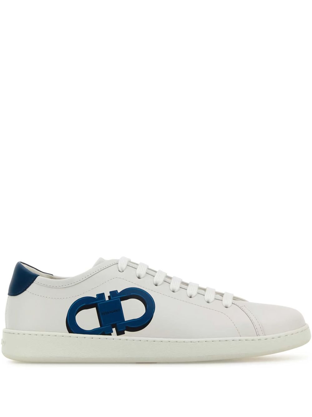 Ferragamo Men's Gancini Leather Sneakers