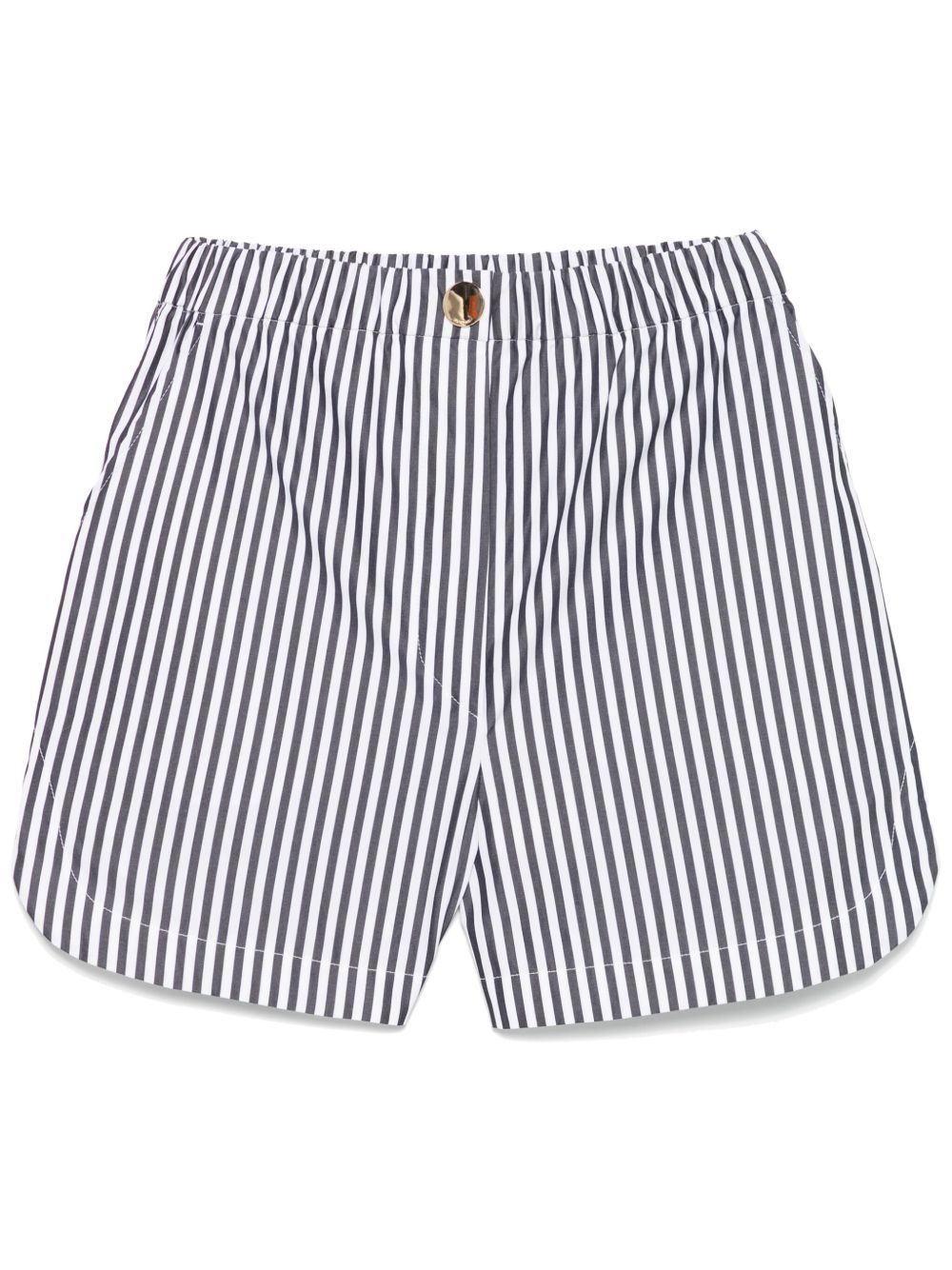 Sportmax Women's Striped Cotton Shorts