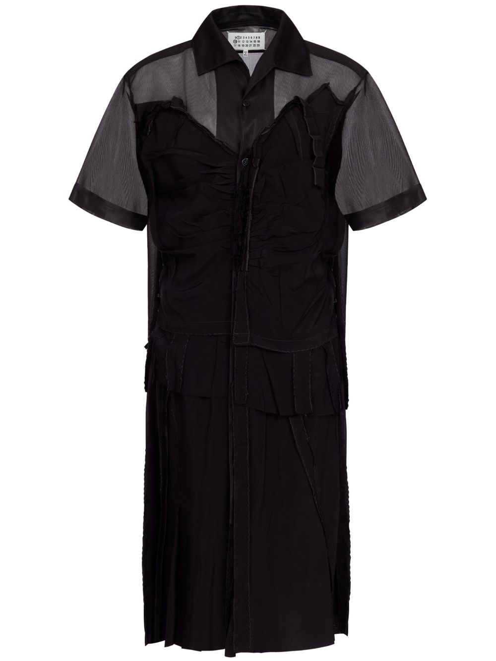 Maison Margiela Women's Midi Dress With Layered Design