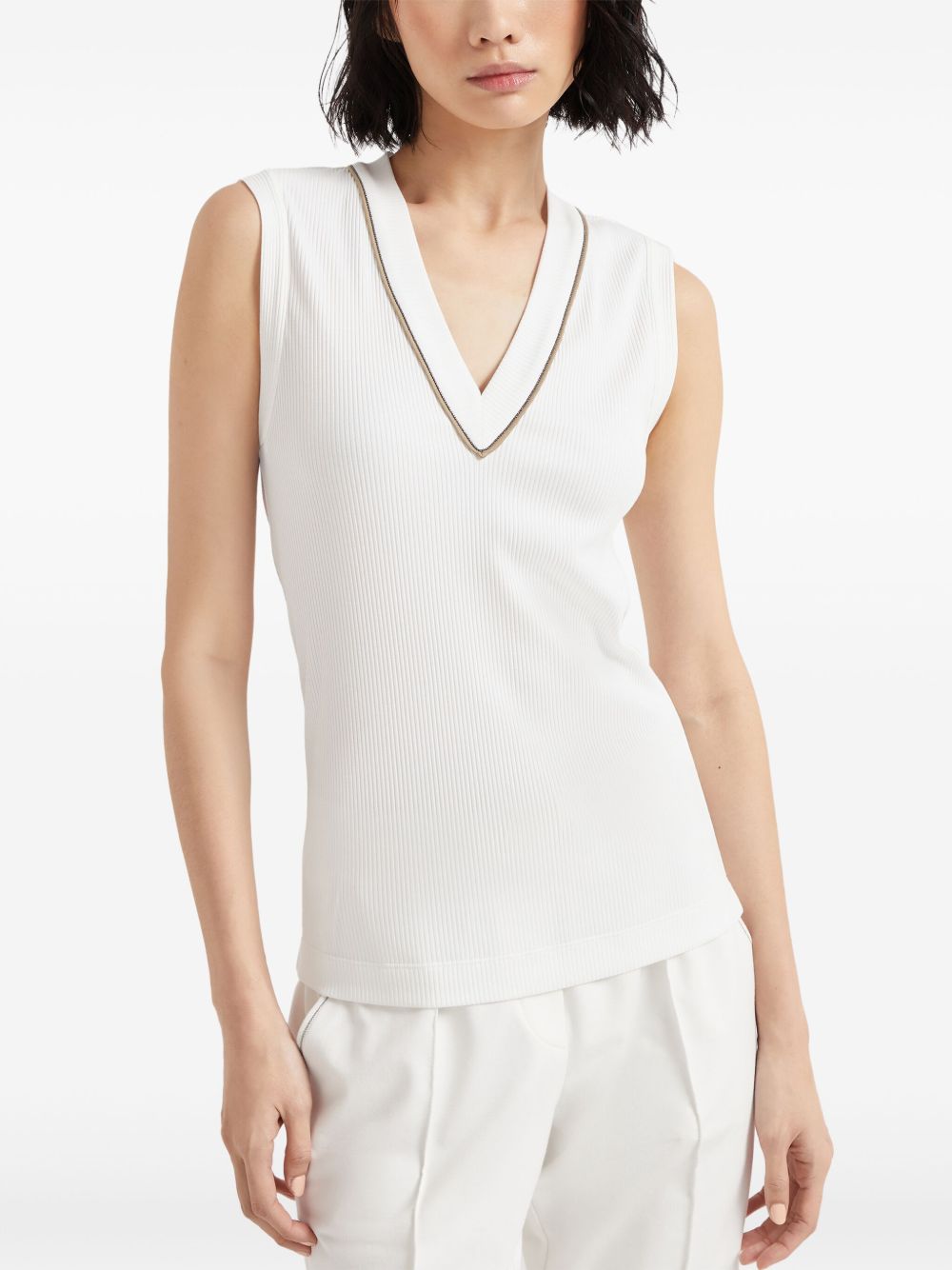 Brunello Cucinelli Women's Top White