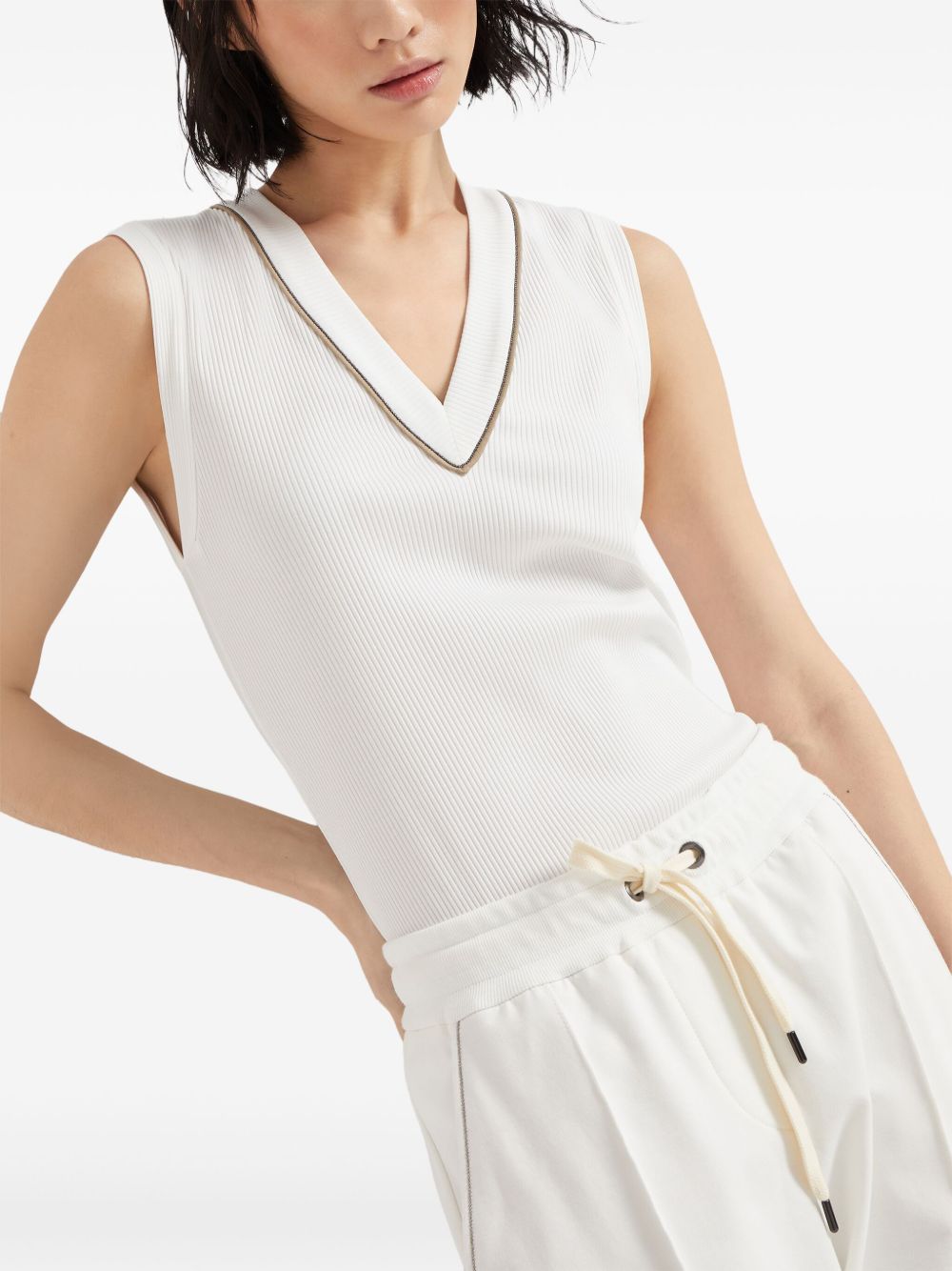 Brunello Cucinelli Women's Top White