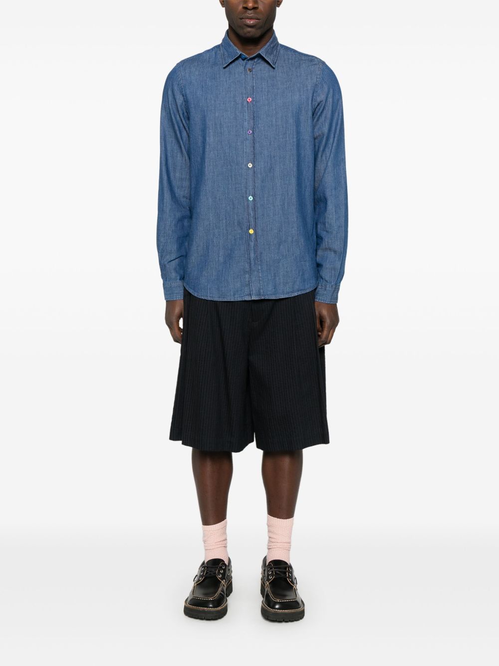 Ps By Paul Smith Men's Shirts Blue