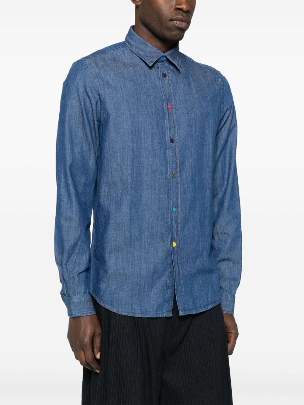 Ps By Paul Smith Men's Shirts Blue