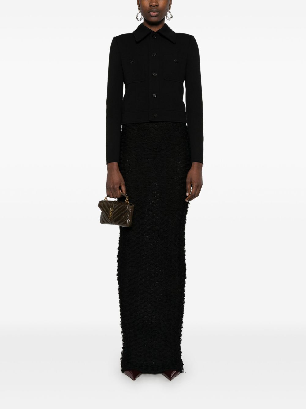 Saint Laurent Women's Jackets Black