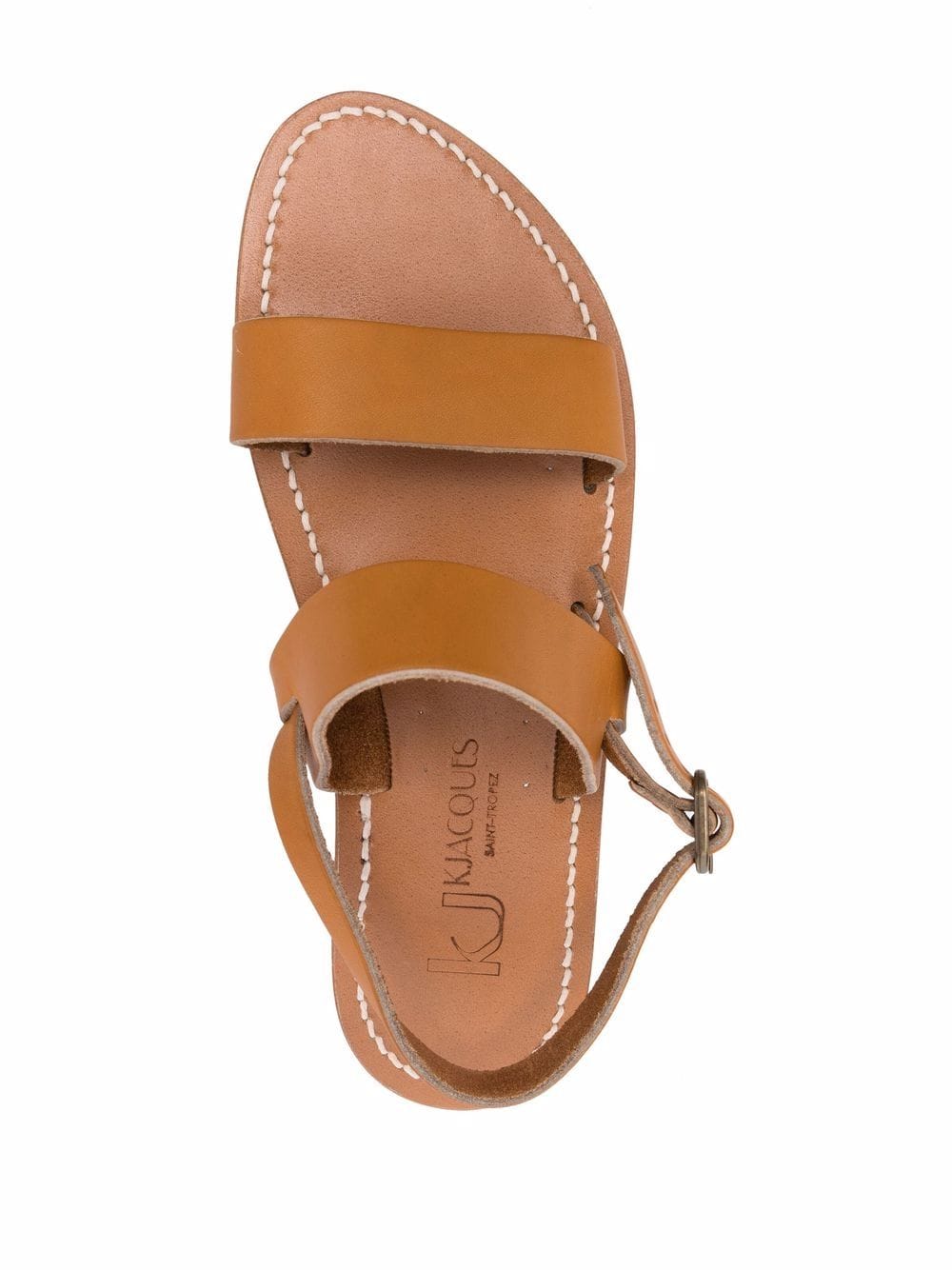 K Jacques St Tropez Women's Sandals Leather Brown