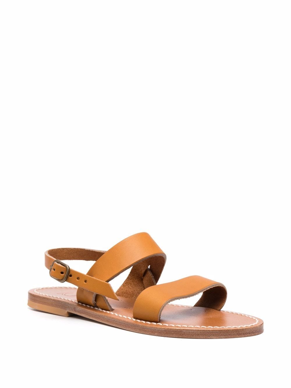 K Jacques St Tropez Women's Sandals Leather Brown